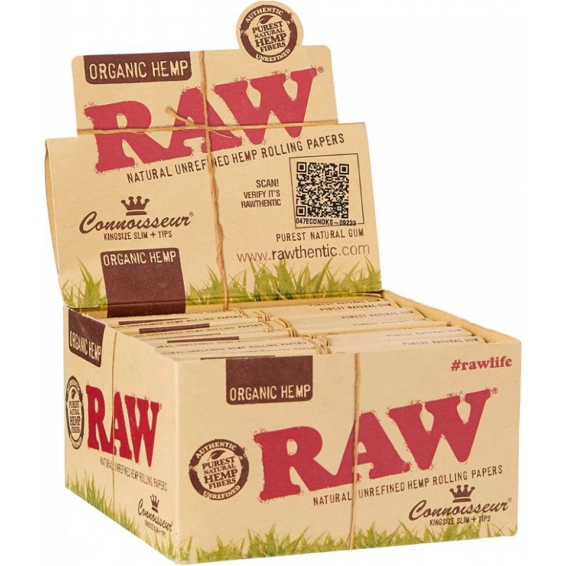 Papelas Raw orgánicas